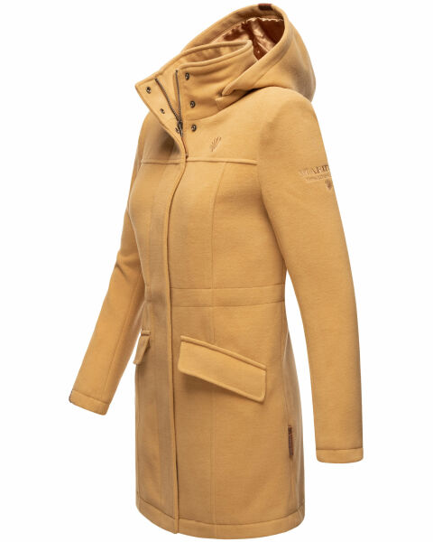 Navahoo Leilaniaa Damen Mantel Trenchcoat Wintermantel mit Kapuze Kauf eins, bekomm eins gratis