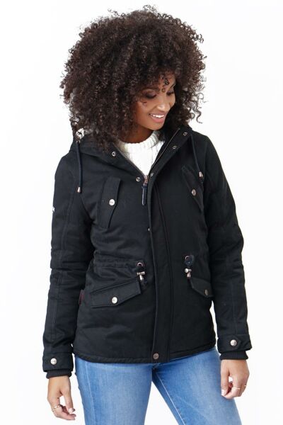Navahoo Manolya Damen Parka Winterjacke mit Teddyfell Wochenangebot