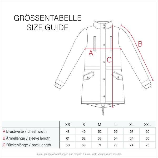 Navahoo Manolya-Sun Damen Parka Übergangsjacke Kostenlose Rückgabe