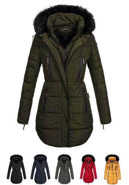 Navahoo Moonshine warme Damen Parka Winterjacke gesteppt