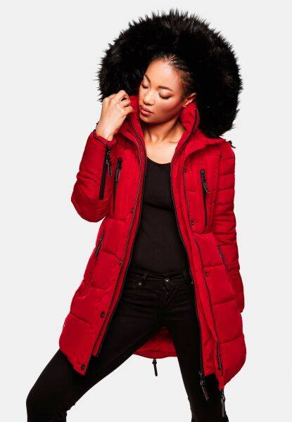 Navahoo Moonshine warme Damen Parka Winterjacke gesteppt Letzte 3 Tage