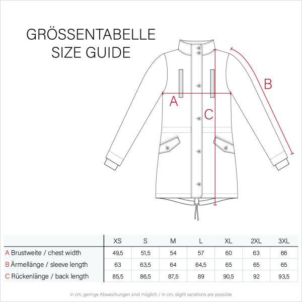 Navahoo Moonshine warme Damen Parka Winterjacke gesteppt Letzte 3 Tage