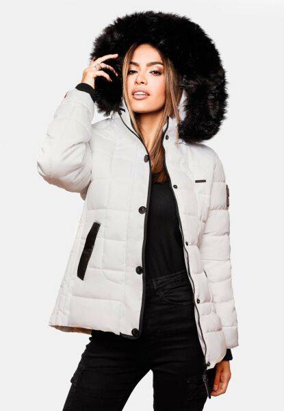 Navahoo Unique Damen gesteppte Winterjacke Bis zu 55% Rabatt