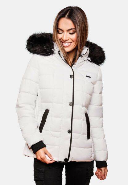 Navahoo Unique Damen gesteppte Winterjacke Bis zu 55% Rabatt
