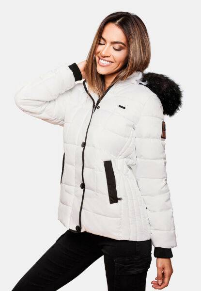 Navahoo Unique Damen gesteppte Winterjacke Bis zu 55% Rabatt