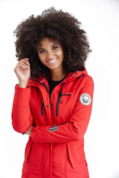Navahoo Zimtzicke Damen lange Softshell Jacke Nur noch ein Tag übrig