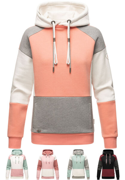 Navahoo Navahoo Babykätzchen Damen Blocking Color Hoodie Kapuzenpullover Super Rabatt