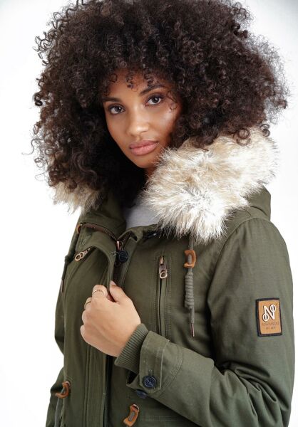 Navahoo Navahoo Kin-Joo Damen Parka Winterjacke Mit Kapuze Kostenloser Versand international