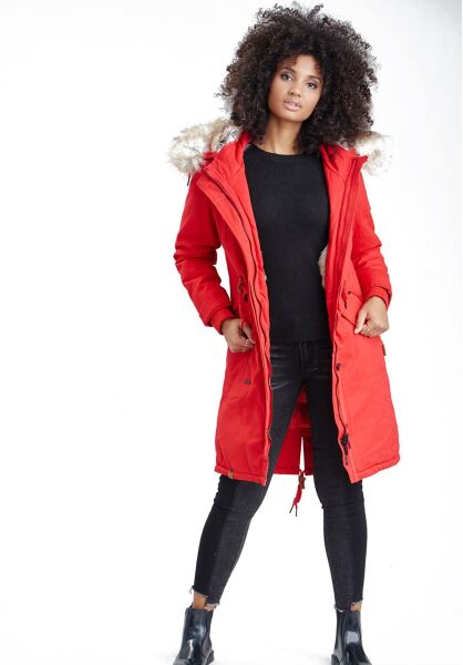 Navahoo Navahoo Kin-Joo Damen Parka Winterjacke Mit Kapuze Kostenloser Versand international