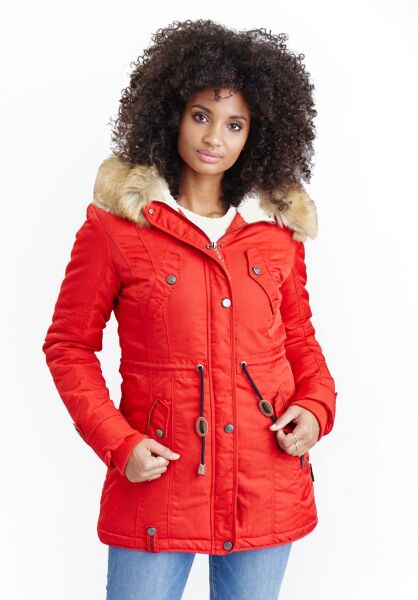 Navahoo Navahoo LaViva warme Damen Winterjacke mit Teddyfell 2025