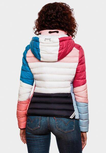 Navahoo Navahoo Lulana Multikulti Damen Steppjacke Colour Blocking Design Angebote