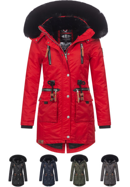 Navahoo Navahoo Mangala Princess Damen Winter Parka Jacke Teddyfell