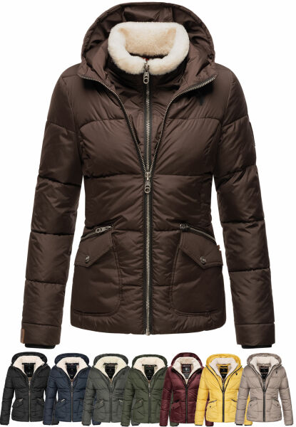Navahoo Navahoo Megan Damen Winter Steppacke mit Kapuze