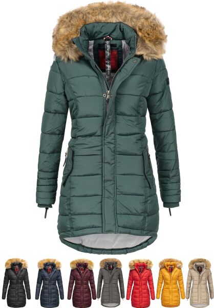 Navahoo Navahoo Papaya Damen gesteppte Winterjacke