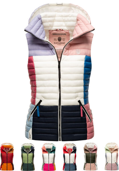 Navahoo Navahoo Shadaa Multikulti Damen Weste ärmellose Steppweste Zeitlich begrenztes Angebot