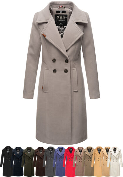 Navahoo Navahoo Wooly Damen Trenchcoat Winter Mantel