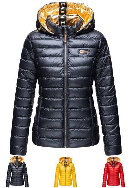 Navahoo Navahoo Aurelianaa Damen glänzende Steppjacke