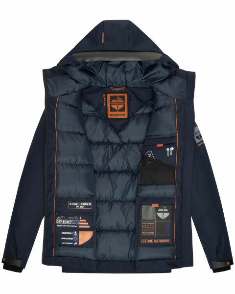 Navahoo Stone Harbour Moagaa wasserdichte Herren Winterjacke Vierteljährliche Förderung