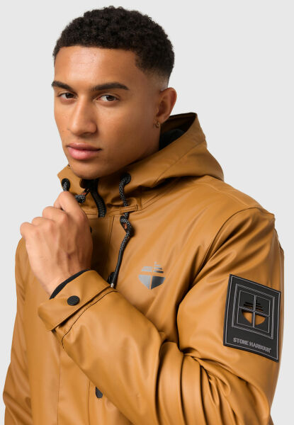 Navahoo Stone Harbour Verdaan Herren Regenmantel Kostenloser Versand international
