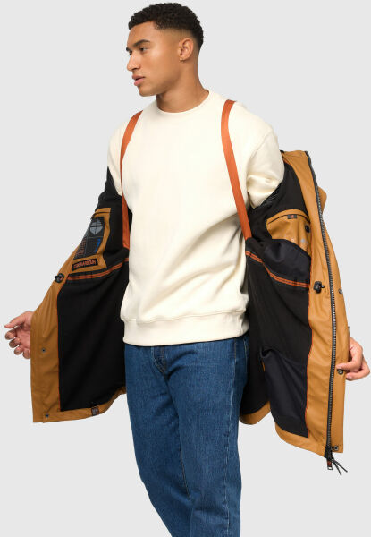 Navahoo Stone Harbour Verdaan Herren Regenmantel Kostenloser Versand international