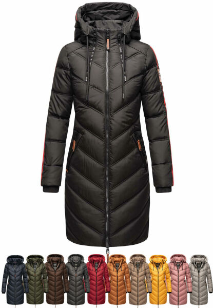 Navahoo Armasa lange Damen Winter Steppjacke