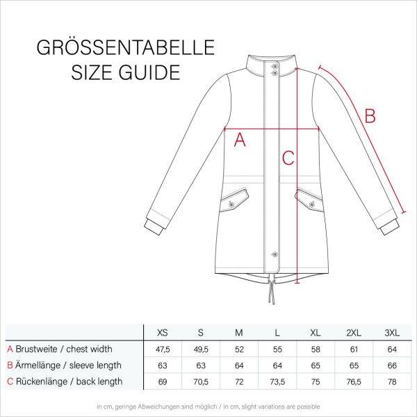 Navahoo Damen Outdoor wasserabweisende Übergangsjacke im Angebot
