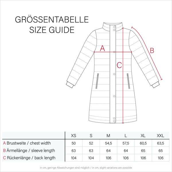 Navahoo Navahoo Fahmiyaa Damen lange Winterjacke mit Kapuze Blitzverkäufe