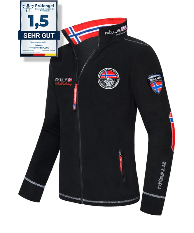 Nebulus Fleecejacke EXPLORE Herren Begrenzte Freigabe