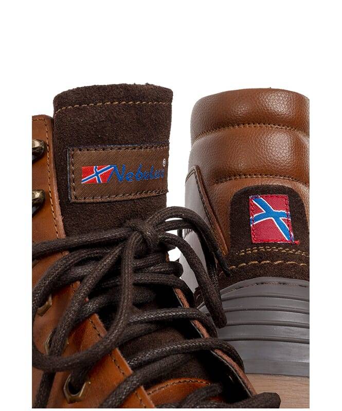 Nebulus Leder Winterstiefel NORDAS Herren mit Merinowolle Begrenztes Angebot