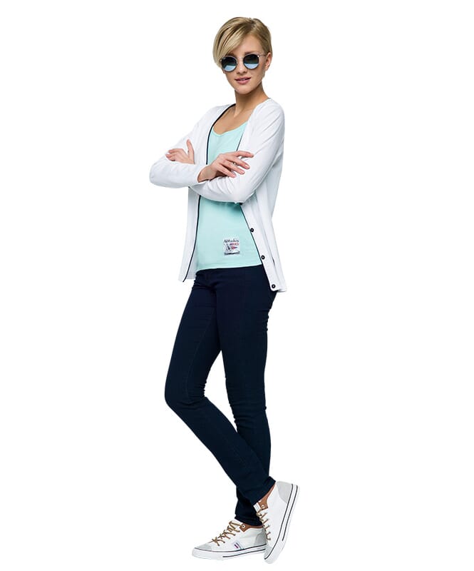 Nebulus Spaghetti Träger Top BIANCA Damen Letzte 2 Tage