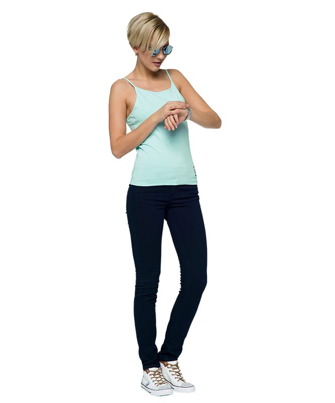 Nebulus Spaghetti Träger Top BIANCA Damen Letzte 2 Tage