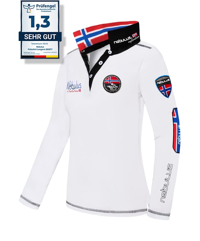 Nebulus Poloshirt langarm BENTY Damen Super Rabatt