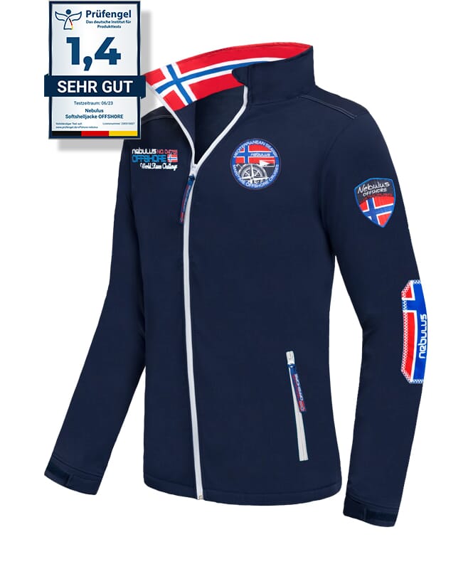 Nebulus Softshelljacke OFFSHORE Herren Schlussverkauf