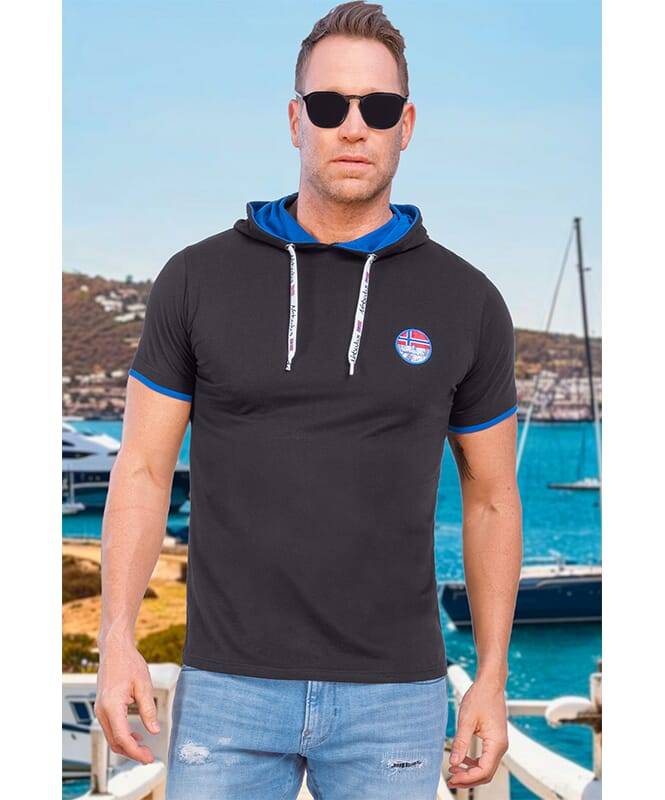 Nebulus T-Shirt Hoody TRACK Herren Rabatt