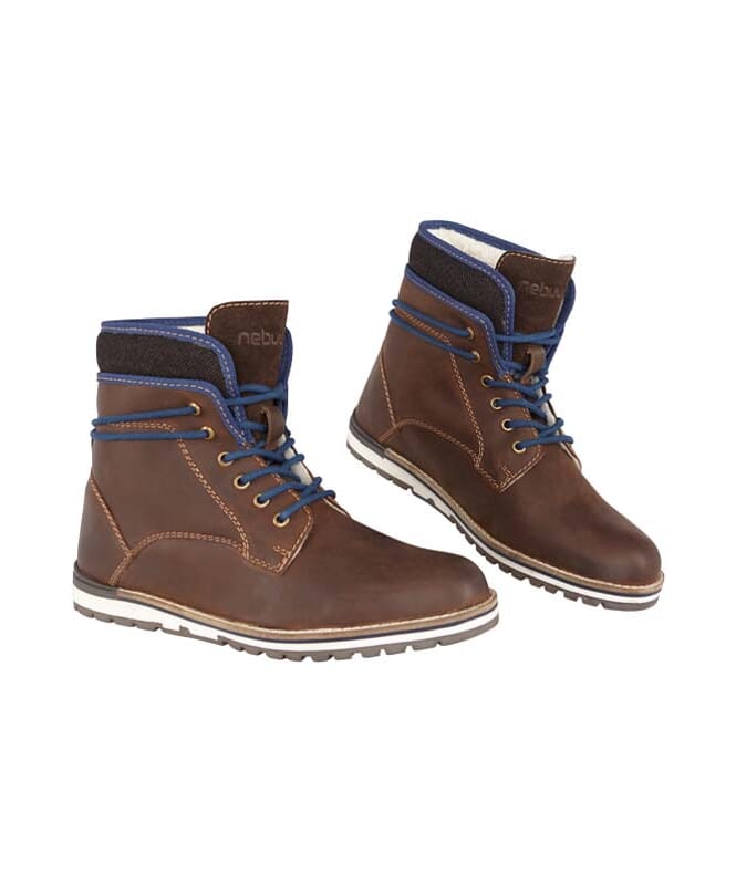 Nebulus Leder Winterstiefel RANGER Herren mit Merinowolle Black Friday