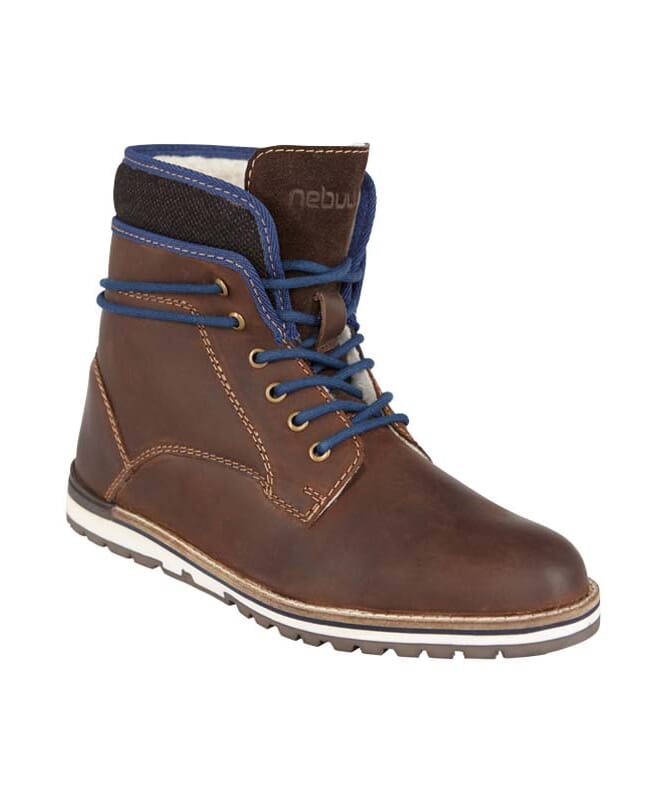 Nebulus Leder Winterstiefel RANGER Herren mit Merinowolle Black Friday