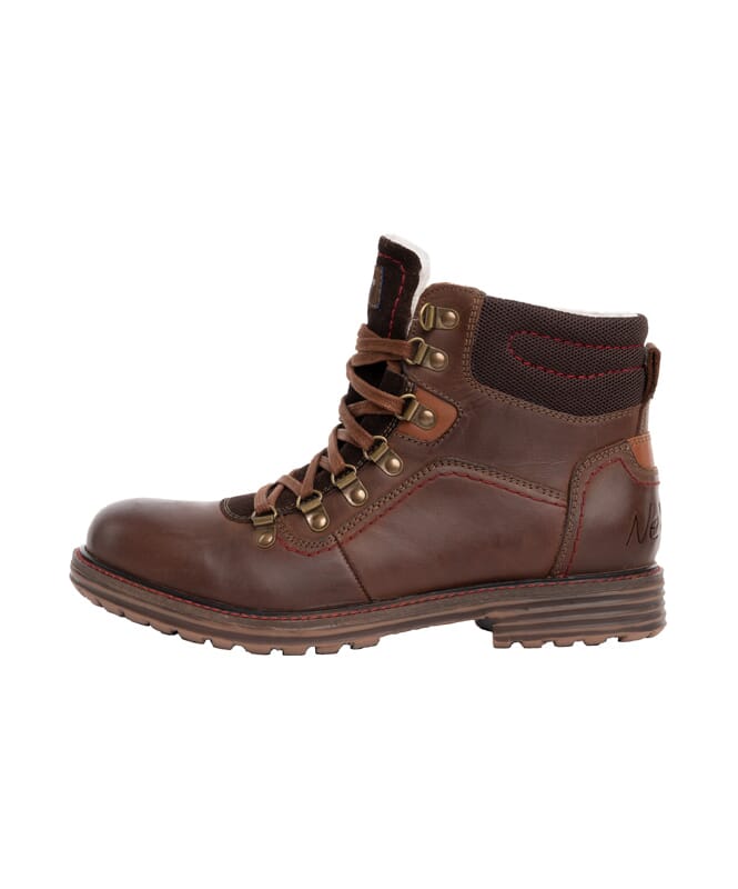 Nebulus LEDER WINTERSTIEFEL TOWER HERREN MIT MERINOWOLLE Vatertagsangebot