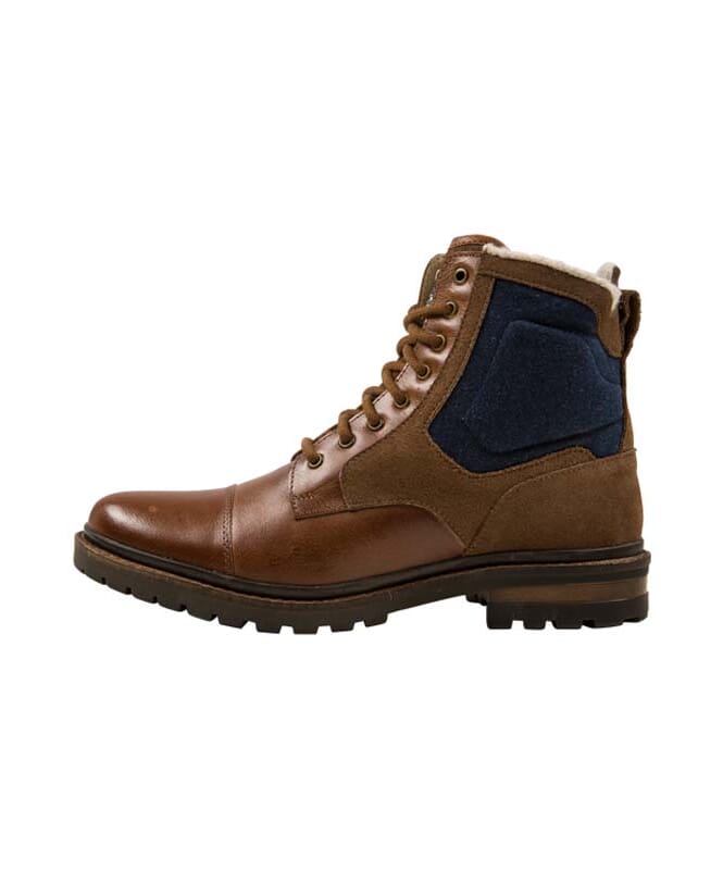 Nebulus Leder Winterstiefel BILL Herren mit Merinowolle Valentinstagsangebot