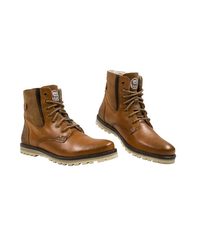 Nebulus Leder Winterstiefel CLARK Herren mit Merinowolle Online Outlet