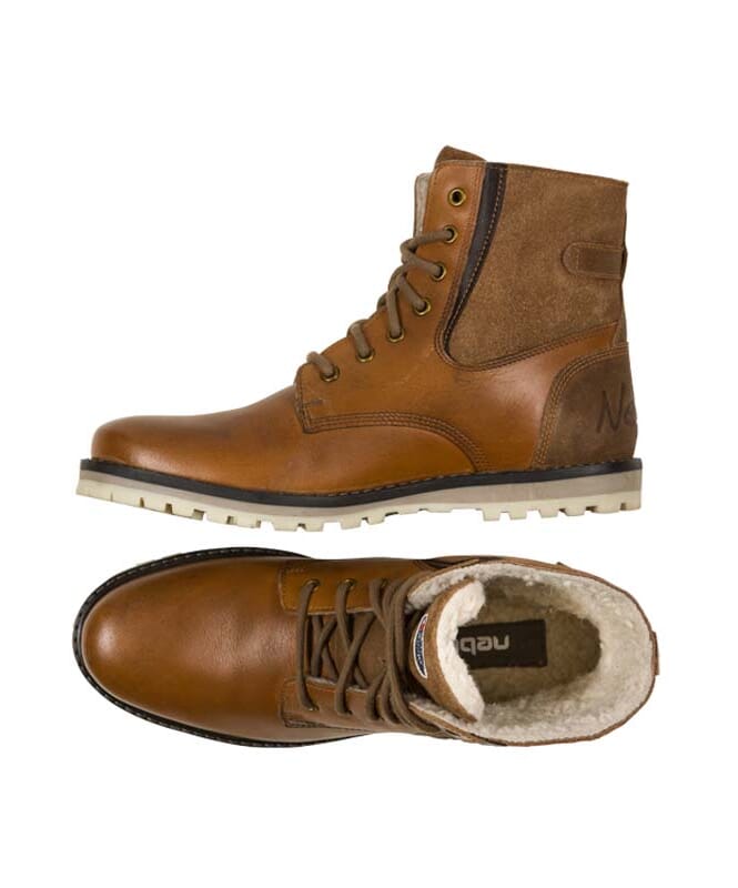 Nebulus Leder Winterstiefel CLARK Herren mit Merinowolle Online Outlet