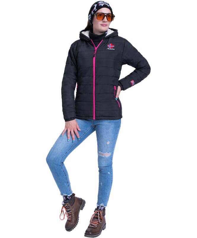 Nebulus Winterjacke mit Teddyfell GLOWFUR Damen Neuheiten