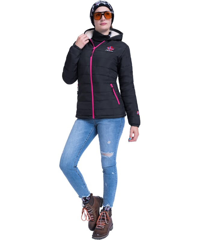 Nebulus Winterjacke mit Teddyfell GLOWFUR Damen Neuheiten