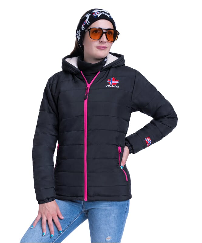 Nebulus Winterjacke mit Teddyfell GLOWFUR Damen Neuheiten