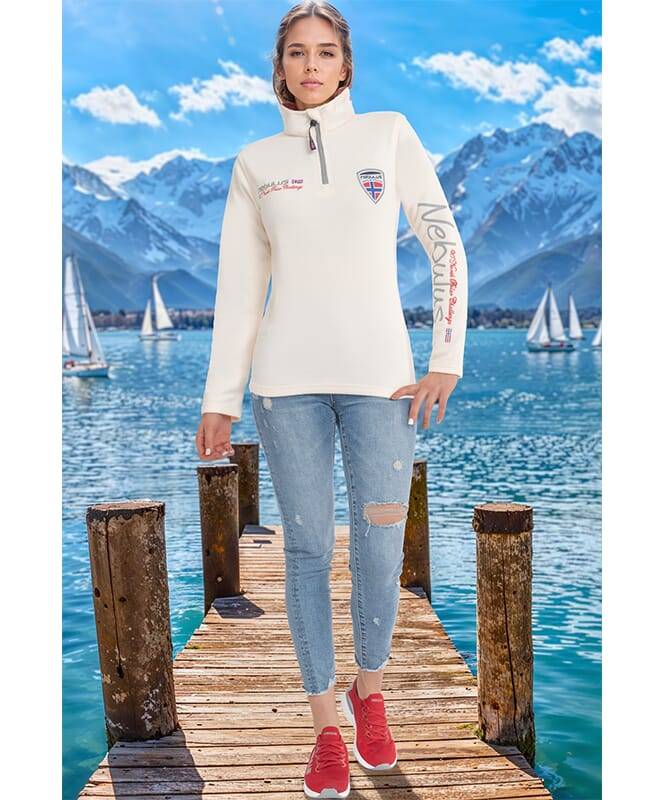 Nebulus Fleecepullover SKANDINAVIA Damen Tiefpreis