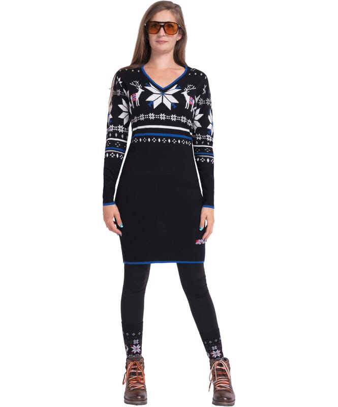 Nebulus Norweger Strickkleid NORRA Damen Kostenlose Rückgabe