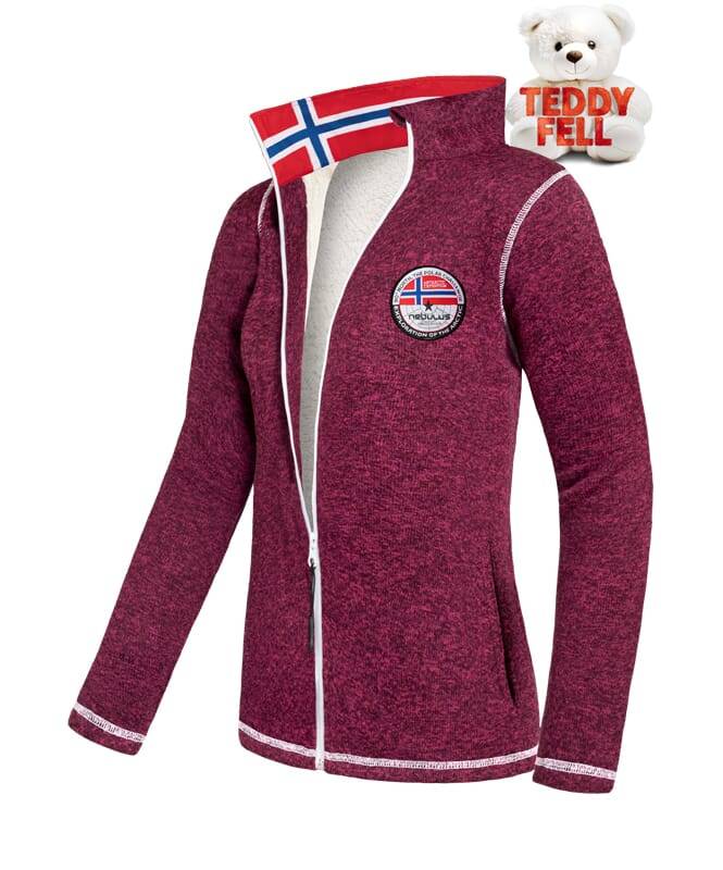 Nebulus Fleecejacke mit Teddyfell FALLOU Damen Letzter Tag