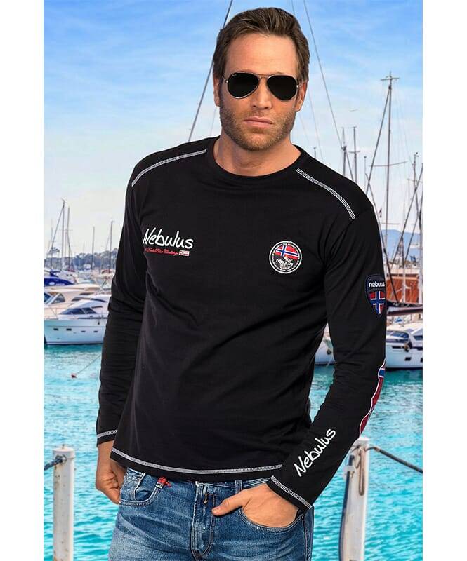 Nebulus Sweatshirt lang BOOGY Herren Sonderangebot der Fabrik