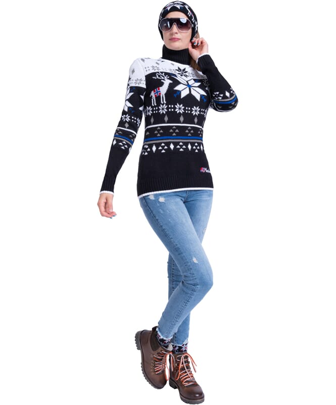 Nebulus Norweger Strickpullover STAG Damen Rabatt