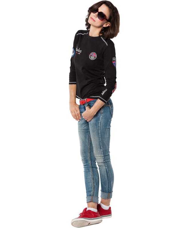 Nebulus Sweatshirt lang BOOGY Damen Tägliche Deals