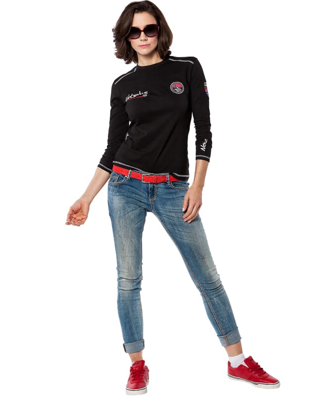 Nebulus Sweatshirt lang BOOGY Damen Tägliche Deals